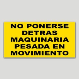 Cartel maquinaria MA01