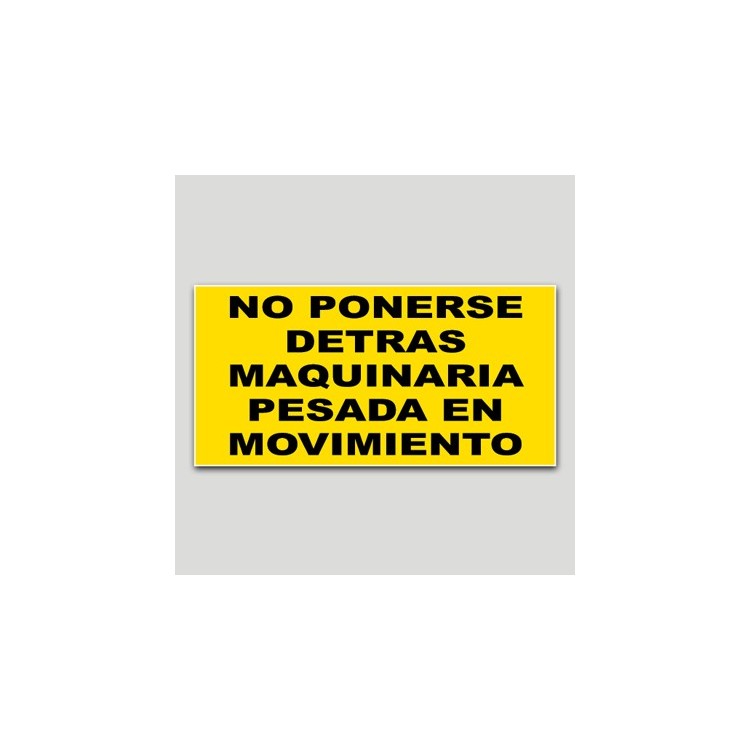 Cartel maquinaria MA01