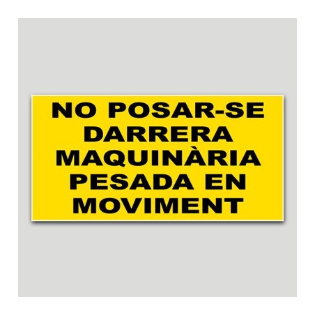 Cartel maquinaria MA07 Cartel maquinaria MA07