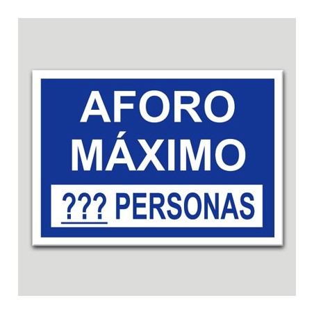 Aforament màxim Aforament màxim
