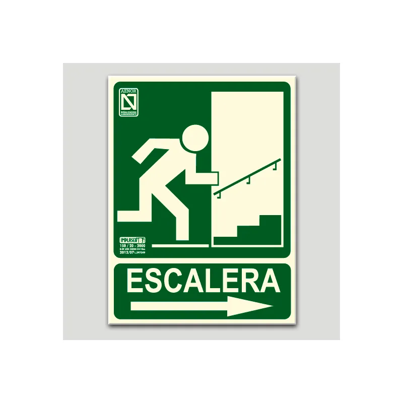 Escalera derecha subiendo Escalera derecha subiendo