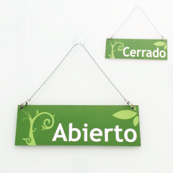 CR05 - Cartel de Abierto Cerrado...
