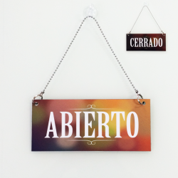CR07 - Cartel de Abierto Cerrado