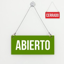 CR09 - Cartel de Abierto Cerrado...