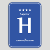 Distinctive four-star superior hotel plaque - Valencian Community
