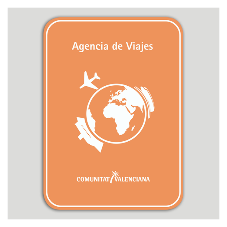 Placa distintiu Agència de Viatges - Comunitat Valenciana