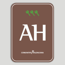Distinctive plate Aparthotel Rural three keys - Valencian Community