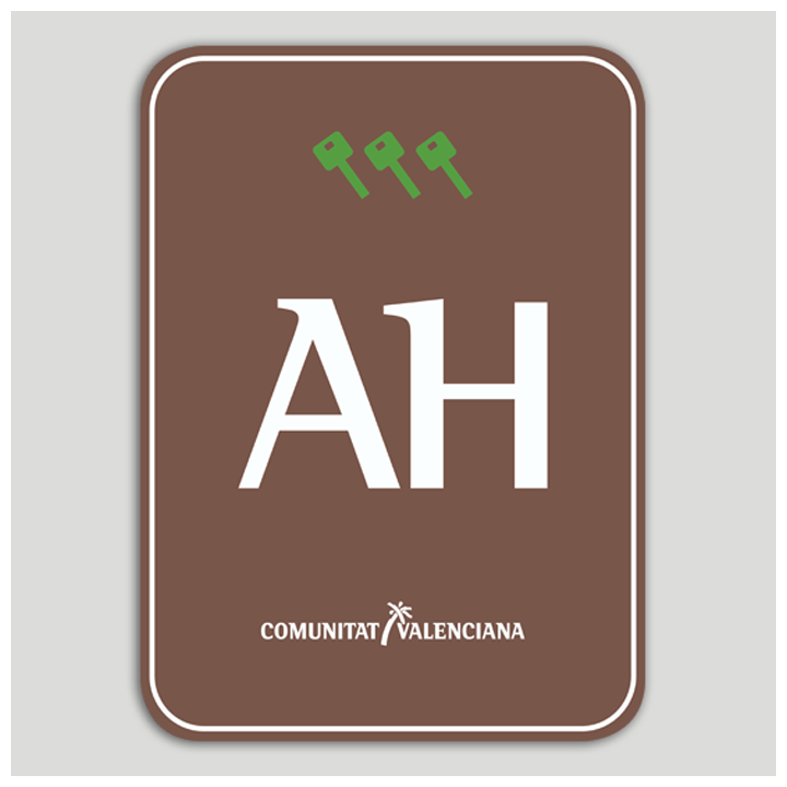 Placa distintivo Aparthotel Rural tres llaves - Comunidad Valenciana