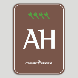 Distinctive plate Aparthotel Rural four keys - Valencian Community