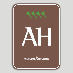 Distinctive plate Aparthotel Rural four keys - Valencian Community