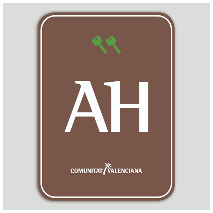 Placa distintiu Aparthotel Rural dos claus - Comunitat Valenciana