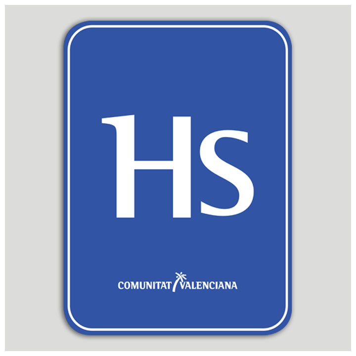 Placa distintivo Hostal - Comunidad Valenciana