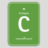 Placa distintivo Camping Ecológico una estrella - Comunidad Valenciana Placa distintivo Camping Ecológico una estrella - Comunidad Valenciana