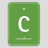 Placa distintivo Camping una estrella - Comunidad Valenciana Placa distintivo Camping una estrella - Comunidad Valenciana