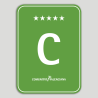 Placa distintivo Camping cinco estrellas - Comunidad Valenciana Placa distintivo Camping cinco estrellas - Comunidad Valenciana