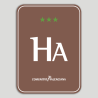 Placa distintivo Hotel Apartamento Rural tres estrellas - Comunidad Valenciana Placa distintivo Hotel Apartamento Rural tres estrellas - Comunidad Valenciana
