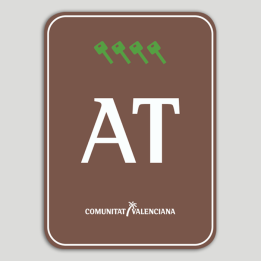 Placa distintivo Bloque viviendas turísticas rural cuatro llaves - Comunidad Valenciana