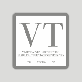 Placa vivienda e uso turístico - Euskadi