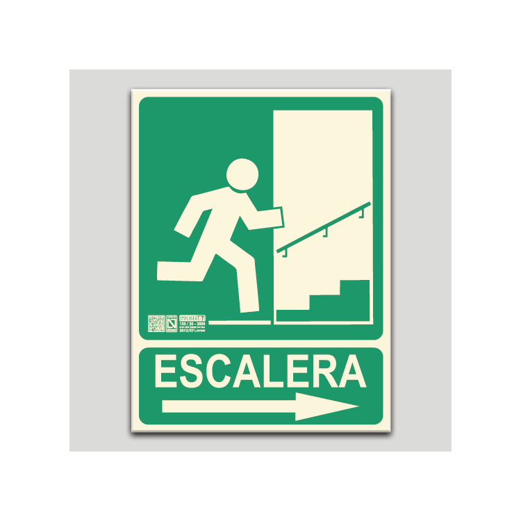 Salida de emergencia hacia la derecha Salida de emergencia hacia la derecha