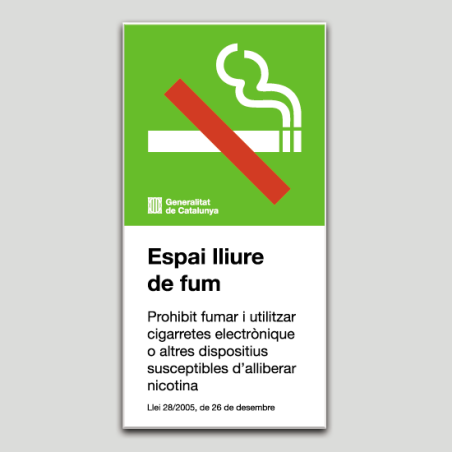Prohibido fumar - Cataluña