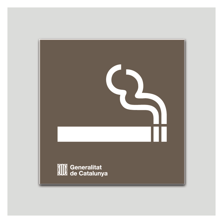 Zona o espacio habilitado para fumar - Cataluña
