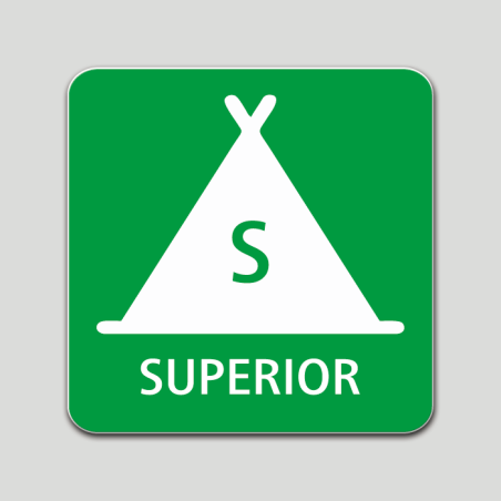 Placa distintivo Campamento de turismo categoría superior - Galicia Placa distintivo Campamento de turismo categoría superior - Galicia