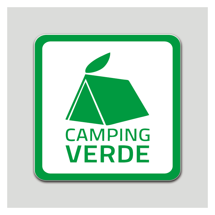 Placa distintivo Campamento de turismo verde - Galicia