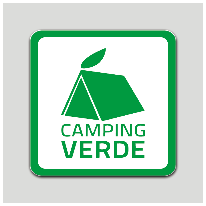 Placa distintivo Campamento de turismo verde - Galicia