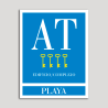 Placa distintivo Apartamento turístico - Edifico/Complejo - Playa - Cuatro llaves-oro.Andalucía. Placa distintivo Apartamento turístico - Edifico/Complejo - Playa - Cuatro llaves-oro.Andalucía.