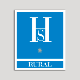 Placa distintivo Hostales - Rural - Una estrella plata .Andalucía.