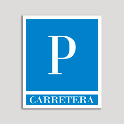 Placa distintivo Pensiones - Carretera .Andalucía.