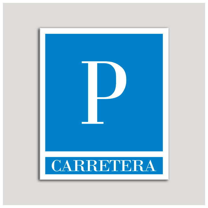 Placa distintivo Pensiones - Carretera .Andalucía.