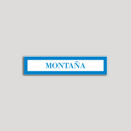 Placa distintivo Hotel - Apartamentos - Especialidad - Montaña.Andalucía.