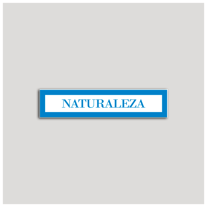 Placa distintivo Hotel - Apartamentos - Especialidad - Naturaleza.Andalucía.