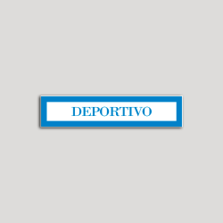 Placa distintivo Hotel - Apartamentos - Especialidad - Deportivo.Andalucía.
