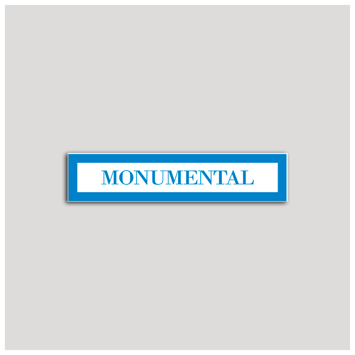 Placa distintivo Hotel - Apartamentos - Especialidad - Monumental.Andalucía.