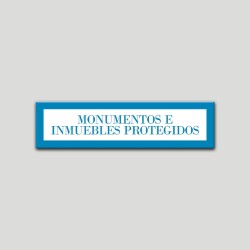 Placa distintivo Apartamento turístico- Especialidad - Monumentos e inmuebles protegidos.Andalucía.