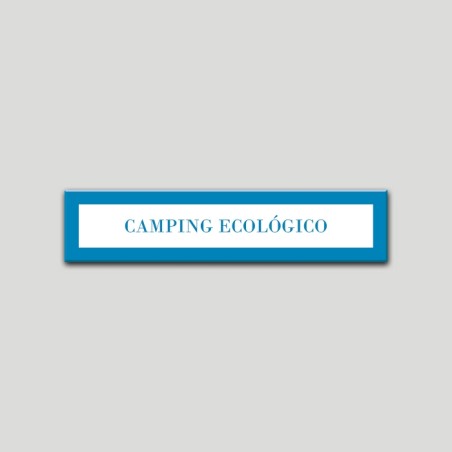 Placa distintivo Campamentos de Turismo- Especialidad - Camping Ecológico.Andalucía. Placa distintivo Campamentos de Turismo- Especialidad - Camping Ecológico.Andalucía.