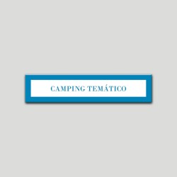Placa distintivo Campamentos de Turismo- Especialidad - Temático.Andalucía.
