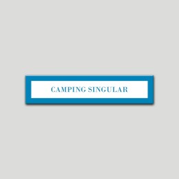 Placa distintivo Campamentos de Turismo- Especialidad - Camping Singular.Andalucía.