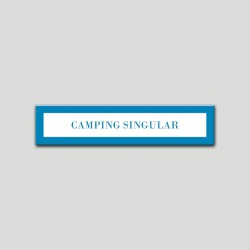 Placa distintivo Campamentos de Turismo- Especialidad - Camping Singular.Andalucía.