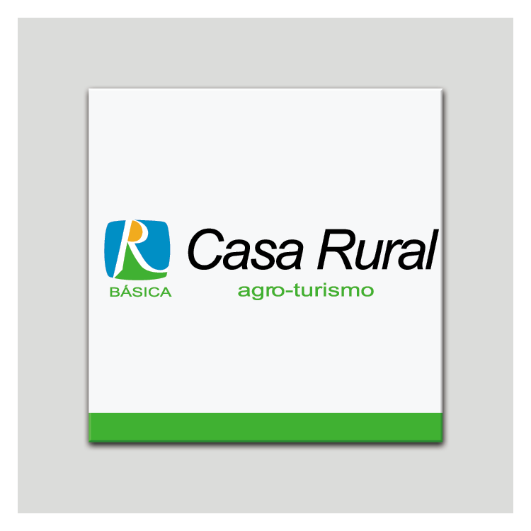 Placa distintivo - Casa Rural Agro-turismo - Básica - Andalucía