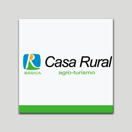 Placa distintivo - Casa Rural Agro-turismo - Básica - Andalucía