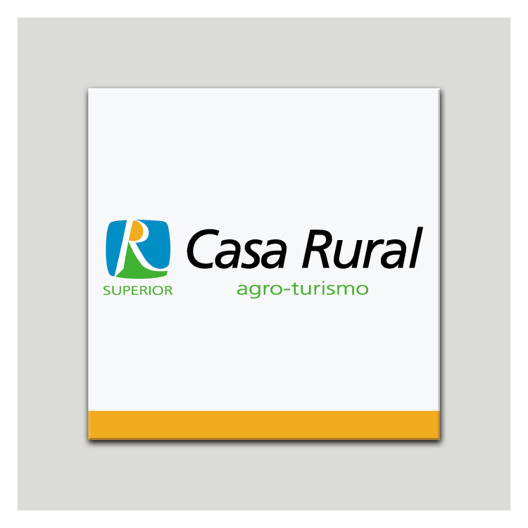 Placa distintivo - Casa Rural - Agro-turismo-Superior - Andalucía