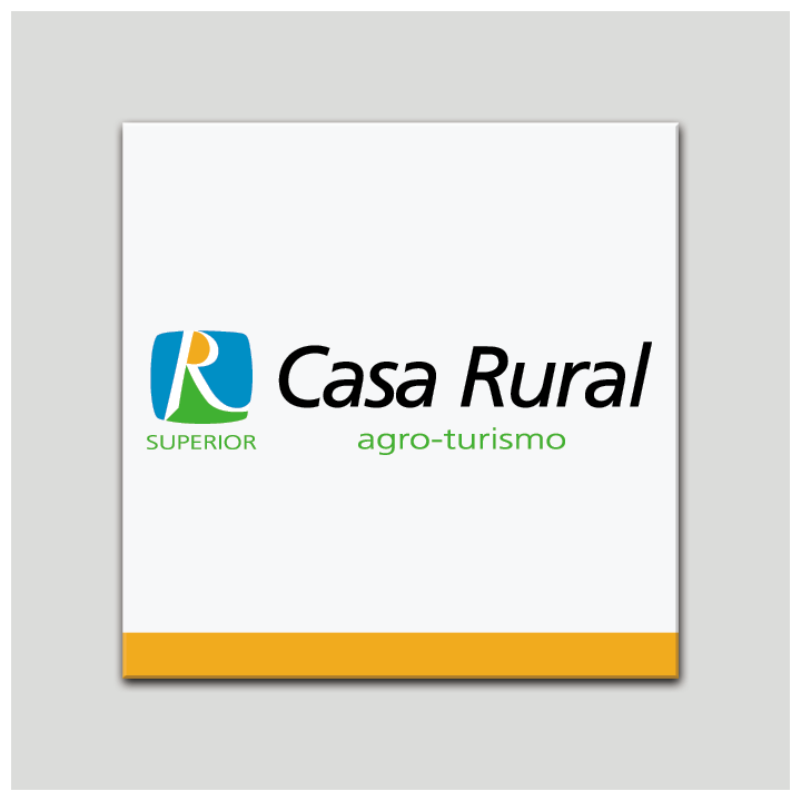 Placa distintivo - Casa Rural - Agro-turismo-Superior - Andalucía