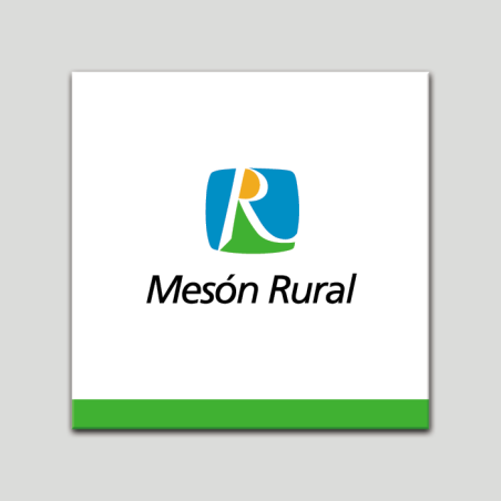 Placa distintivo - Mesón Rural - Andalucía