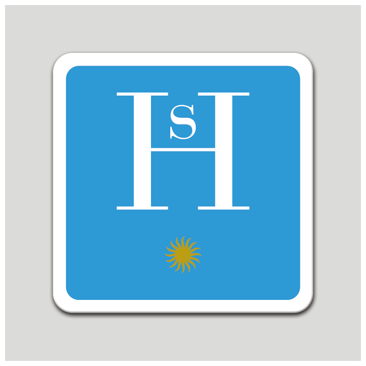 Placa distintivo hostal una estrella - Madrid