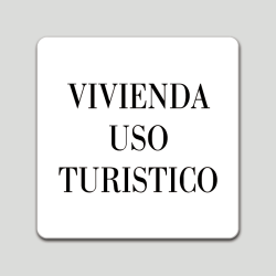 Placa distintivo vivienda uso turístico - Madrid