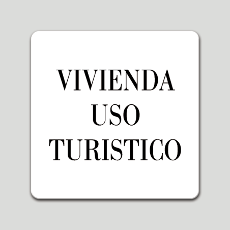 Placa distintivo vivienda uso turístico - Madrid Placa distintivo vivienda uso turístico - Madrid