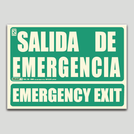 Salida de emergencia - Emergency Exit